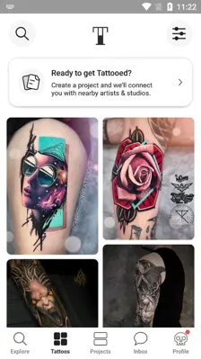 Tattoodo - Find your next tattoo android App screenshot 3